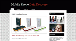 Desktop Screenshot of mobilephonedatarecovery.net