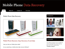 Tablet Screenshot of mobilephonedatarecovery.net
